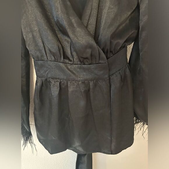 House of Harlow 1960 x REVOLVE Viviana Jacket in Noir Sz. XXS - Picture 4 of 9